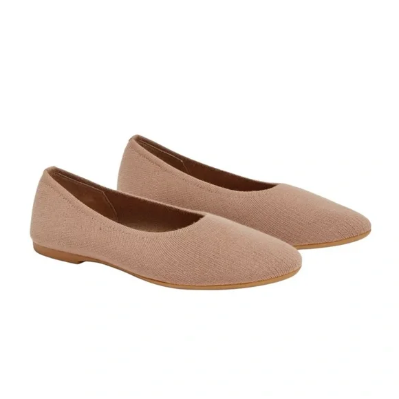Everlane The Day Glove ReKnit Ballet Flats 6 NWT Cinnamon Latte - Picture 6 of 6